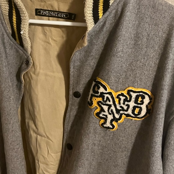 PNB Nation Varsity Bomber Jacket - Picture 3 of 7